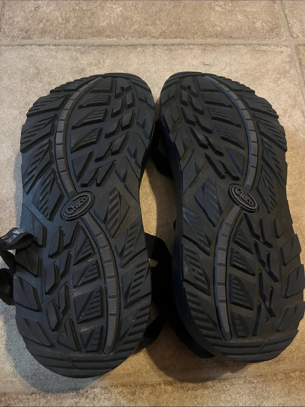 Chaco Z/Cloud 2 Sandals Black with Adjustable Strap Size 7